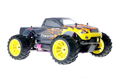 Himoto 1:10 Nitro Truck Grey Flames